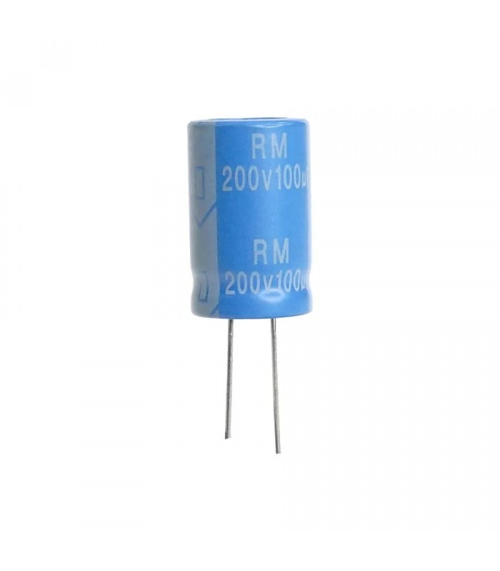 Condensateur électrolytique radial - 100 µF - 200 V - 85°C