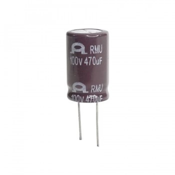 Radial Electrolytic Capacitor - 470 µF - 100 V - 105°C