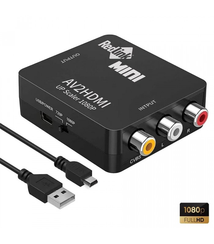 RedLink Convertisseur AV RCA vers HDMI - 720p/1080p - Full HD