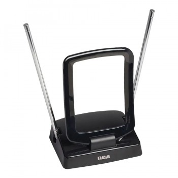 Antenne TVHD amplifiée intérieure RCA - UHF/VHF - 8K - 65 km