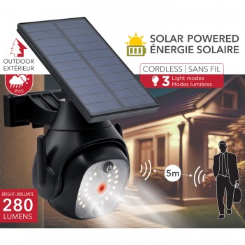 RCA Solar-powered LED motion light with dummy security camera