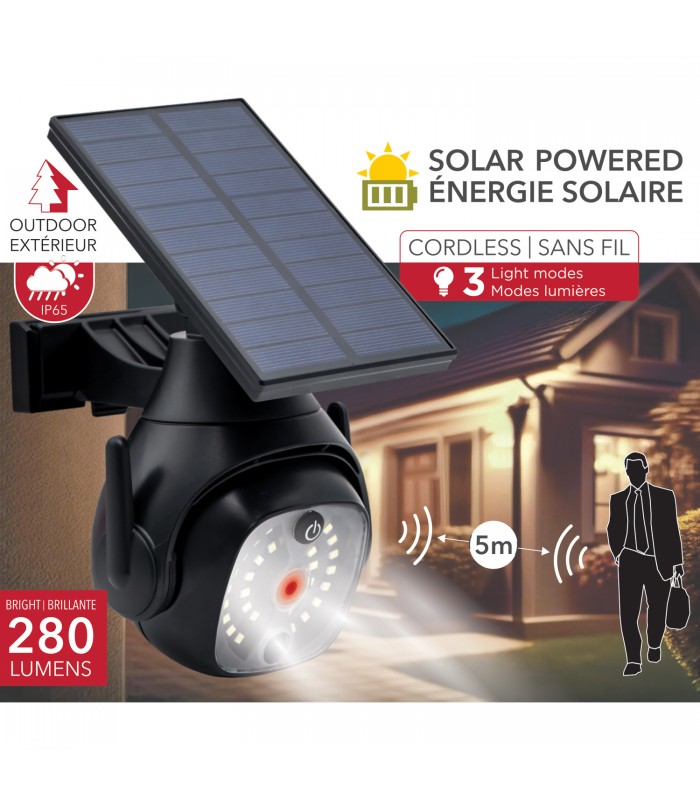 RCA Solar-powered LED motion light with dummy security camera