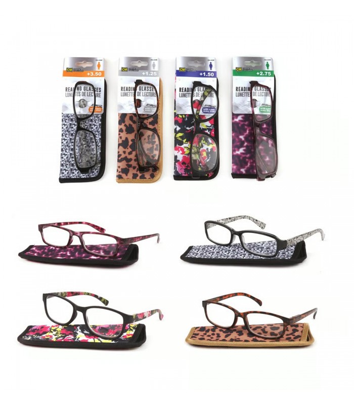 Lunettes de lecture avec étui - Femme