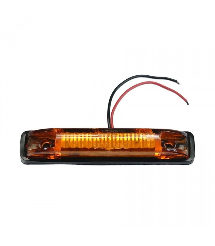 Feu de gabarit DEL rectangulaire - 4 po. x 1/2 po. - Ambre