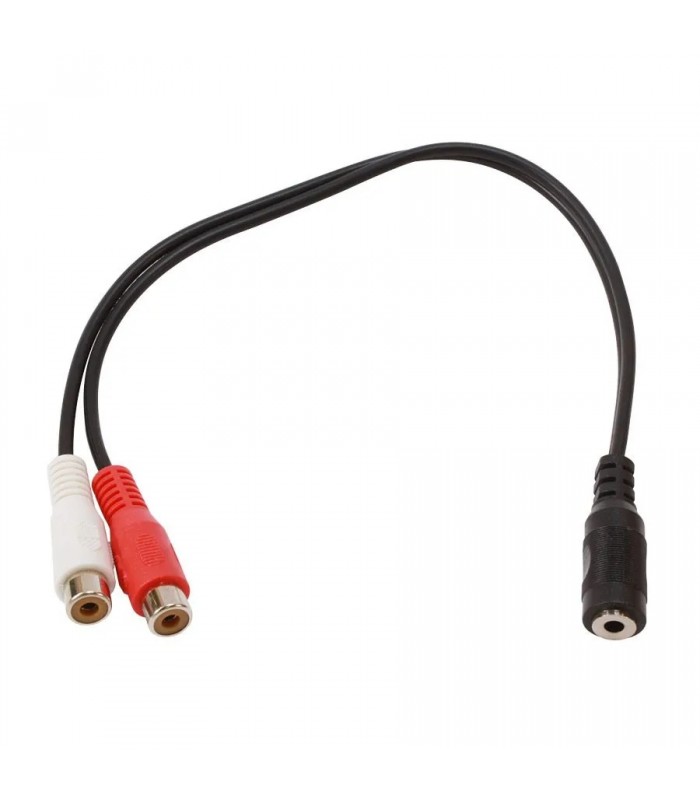 RedLink Câble 3.5 mm TRS femelle 2 RCA femelle - 30 cm