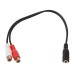 RedLink Câble 3.5 mm TRS femelle 2 RCA femelle - 30 cm