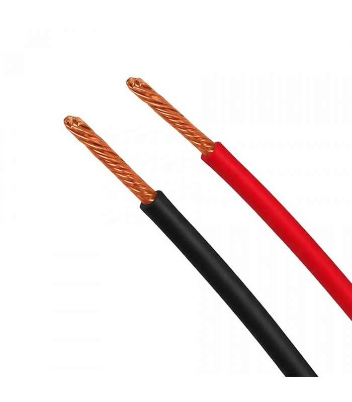 RedLink Fil à haut-parleur pour audio - 2C/20 AWG - CCA - Rouge/Noir - 30 m