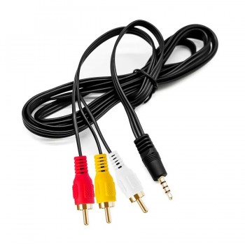 RedLink 3.5mm TRRS Male to RCA Male Cable - 6 ft