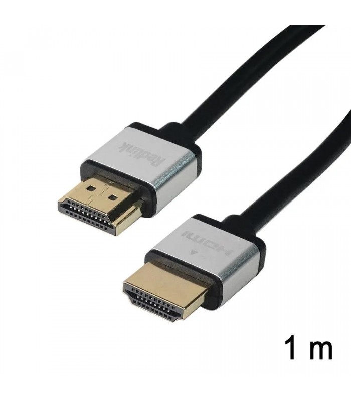 RedLink Câble HDMI 2.0 4K mince mâle à mâle - 18 Gbps - 1 m