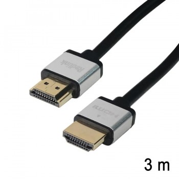 RedLink 4K 18 Gbps Slim HDMI 2.0 Male to Male Cable - 3 m