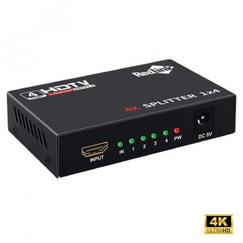 RedLink Diviseur HDMI UHD 4K - 1 entrée / 4 sorties
