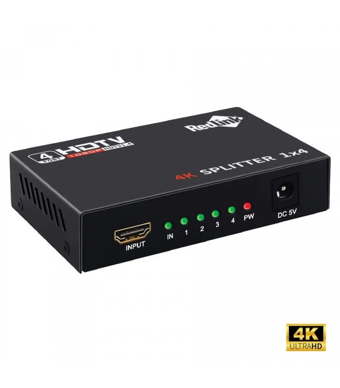 RedLink Diviseur HDMI UHD 4K - 1 entrée / 4 sorties