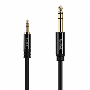 RedLink 6.3 mm TRS Male to 3.5 mm TRS Male Cable - 1.8 m