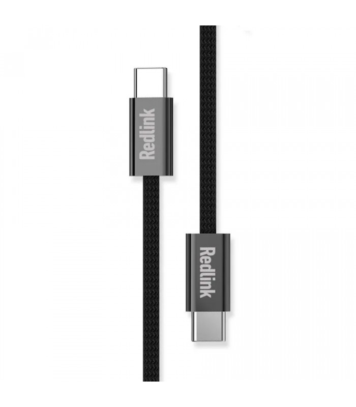 RedLink Câble tressé USB-C mâle à mâle - Noir - 3 m