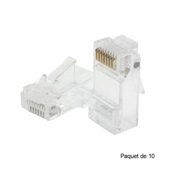 RedLink Category 6 RJ45 Connector - EZ Type - 10-Pack