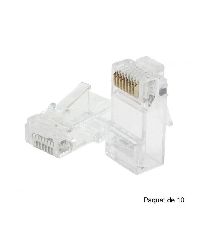 RedLink Category 6 RJ45 Connector - EZ Type - 10-Pack
