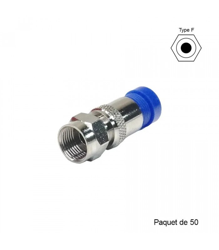 RedLink Compression F Type Connector for RG6 - 50-Pack
