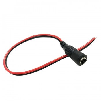 RedLink DC Power Connector 2.1 mm Female with Bare Wire - 15 cm