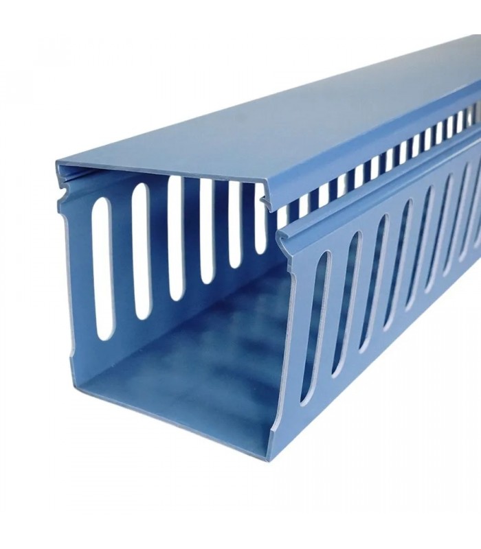 RedLink Passe-fil avec couvercle - Bleu - 5 X 5 X 200 cm