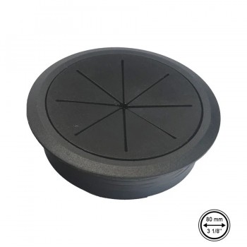 RedLink Passe-fil rond flexible pour bureau - 80 mm