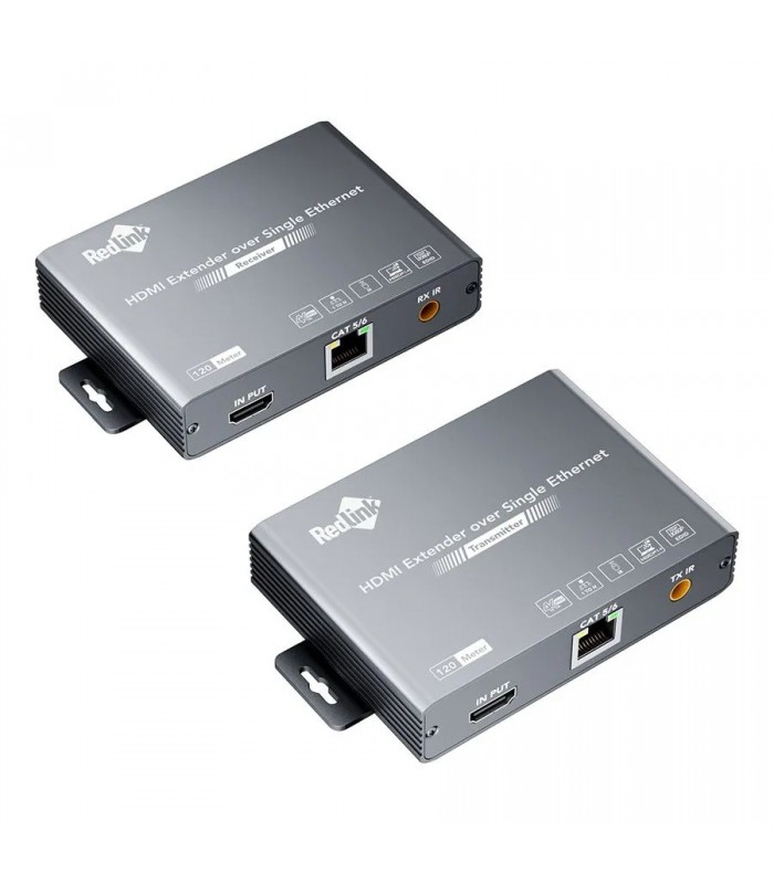 RedLink Prolongateur de portée HDMI - Émetteur/Récepteur - 4K 120 m RedLink Prolongateur de portée HDMI - Émetteur/Récepteur - 4K 120 m