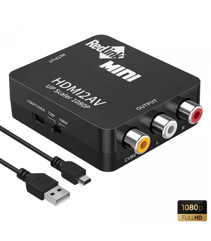 RedLink Convertisseur HDMI vers AV RCA - 720p/1080p - Full HD