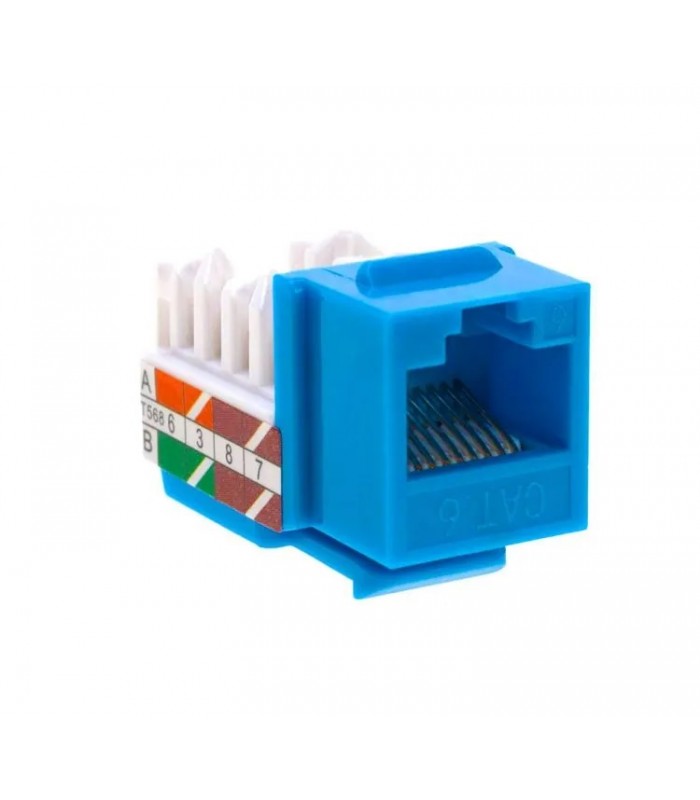 RedLink RJ45 Modular Keystone Jack - Category 6 - Blue