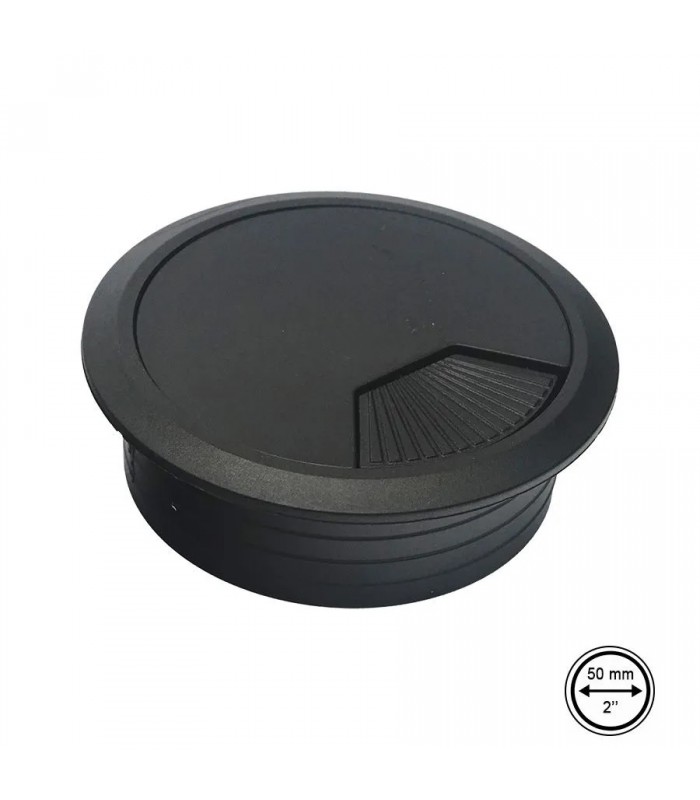 RedLink Passe-fil rond en plastique pour bureau - 50 mm