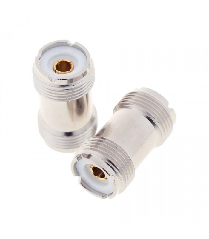 RedLink Connecteur coaxial SO-239 femelle à femelle - Plaqué or RedLink Connecteur coaxial SO-239 femelle à femelle - Plaqué or