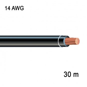 RedLink Fil en cuivre multibrin - 1C/14 AWG - Noir - 30 m