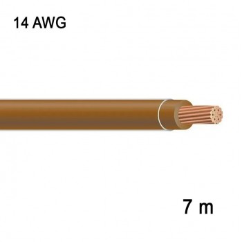 RedLink Fil en cuivre multibrin - 1C/14 AWG - Brun - 7 m