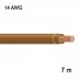 RedLink Stranded Copper Wire - 1C/14 AWG - Brown - 7 m