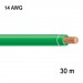 RedLink Fil en cuivre multibrin - 1C/14 AWG - Vert - 30 m