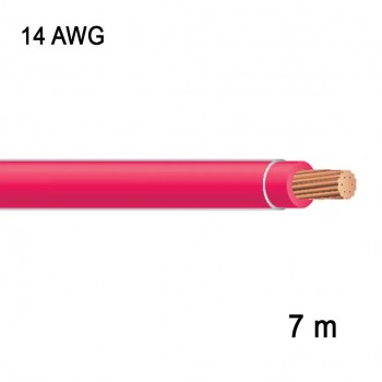 RedLink Stranded Copper Wire - 1C/14 AWG - Red - 7 m