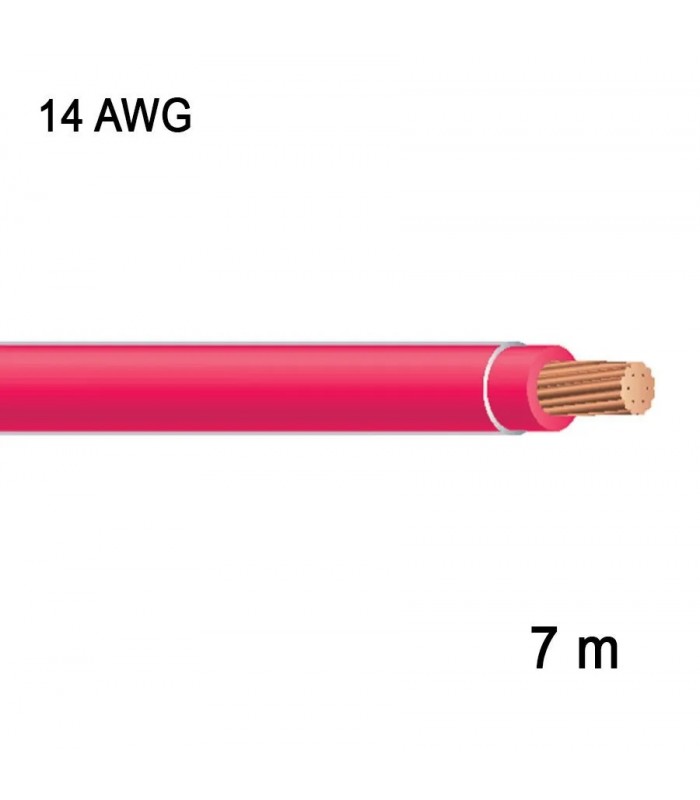 RedLink Stranded Copper Wire - 1C/14 AWG - Red - 7 m