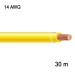 RedLink Stranded Copper Wire - 1C/14 AWG - Yellow - 30 m