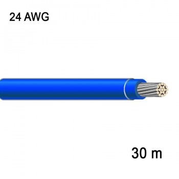 RedLink Stranded Tinned Copper Wire - 1C/24 AWG - Blue - 30 m