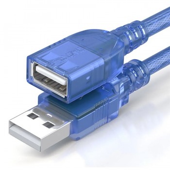 RedLink USB 3.0 Male to Female Extension Cable - Blue - 5 m