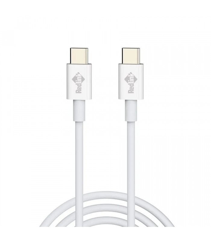 RedLink USB-C Male to Male Cable - 60W - White - 3.3 ft