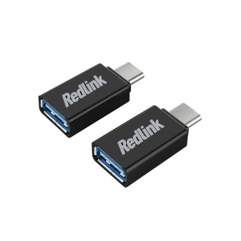 RedLink USB-C Male to USB-A 3.0 Female Adapter - 2 Pack