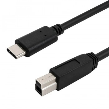 RedLink USB-C Male to USB-B Male Cable - 480 Mbps - 10 ft