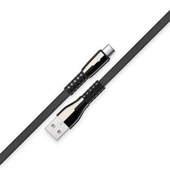 RedLink USB Male to USB-C Flat Cable - Black - 1 m