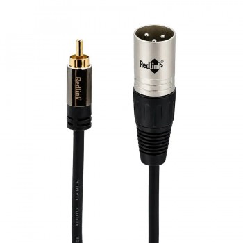 RedLink XLR Male to RCA Male Cable - 2 m