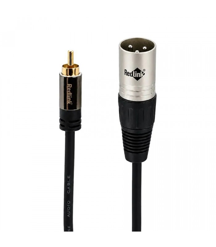 RedLink Câble XLR mâle à RCA mâle - 2 m RedLink Câble XLR mâle à RCA mâle - 2 m