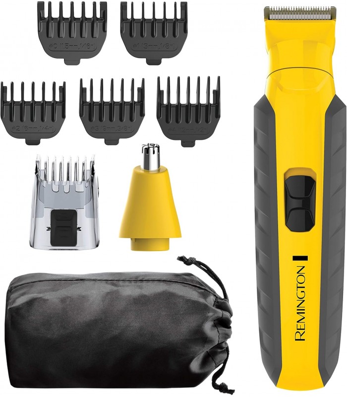 REMINGTON Kit de toilettage tout-en-un pratiquement indestructible, jaune, PG6856