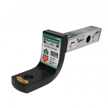 Barre d'attelage réversible de 1.25 po. - Abaissement 2-1/2 po. Hausse de 2 po. - 2000 lbs