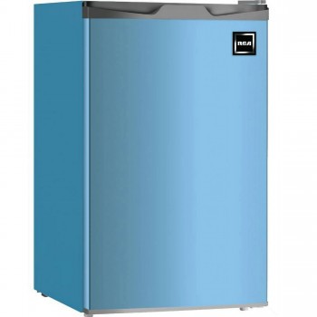 RCA 3.2 pi.cu Refrigérateur compact à porte unique RFR320, Bleu - Produit Neuf