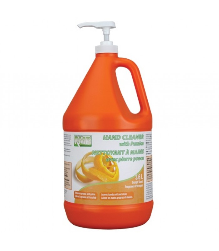 RMP Nettoyant pour les mains à l'orange, Pierre ponce, 3,6 L, Cruche