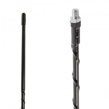 Road Pro Antenne de CB à base vissable - 1000 W - Noir - 1.2 m