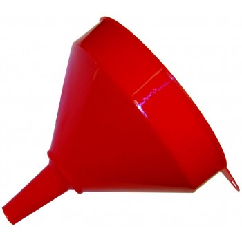 Rodac RDP010 - Red Plastic Funnel 10 in. Opening